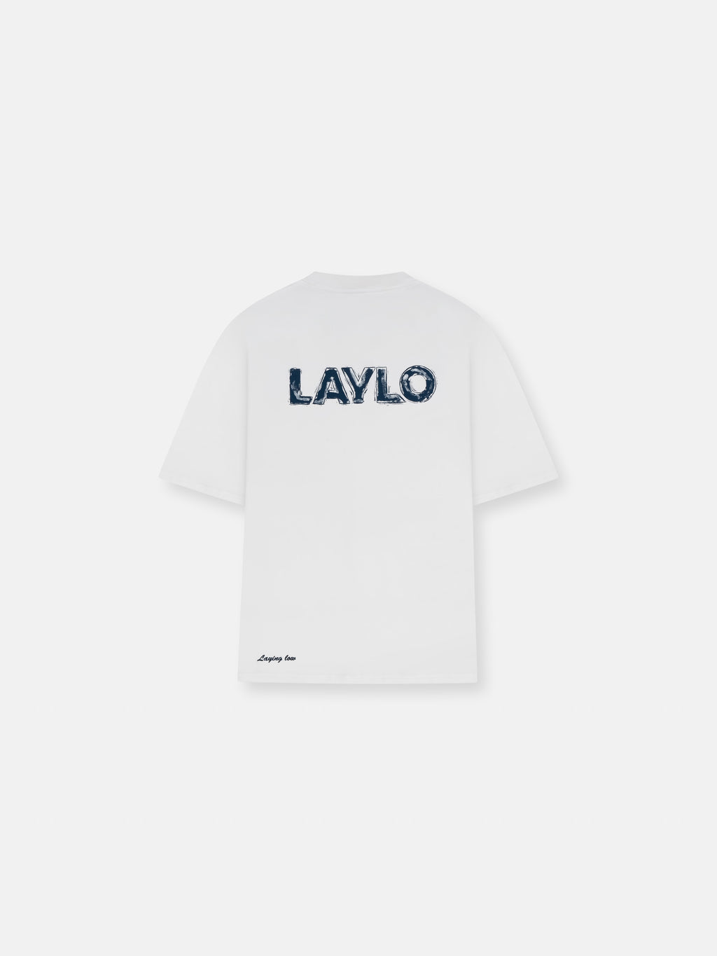 PAINTERS TEE - WHITE/NAVY
