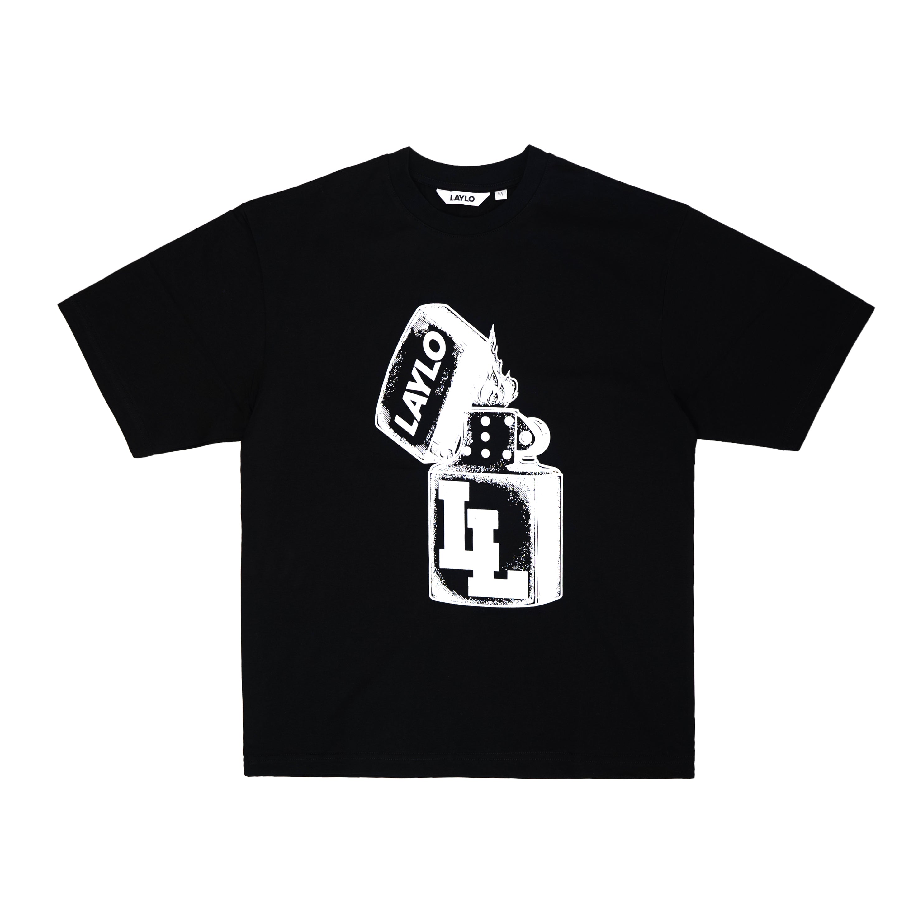 BLACK LIGHTER TEE