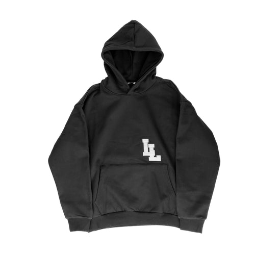 BLACK LOGO HOODIE
