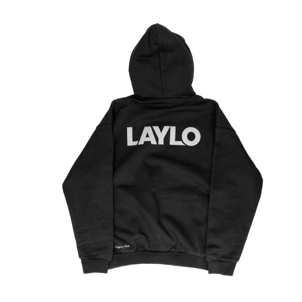 BLACK LOGO HOODIE