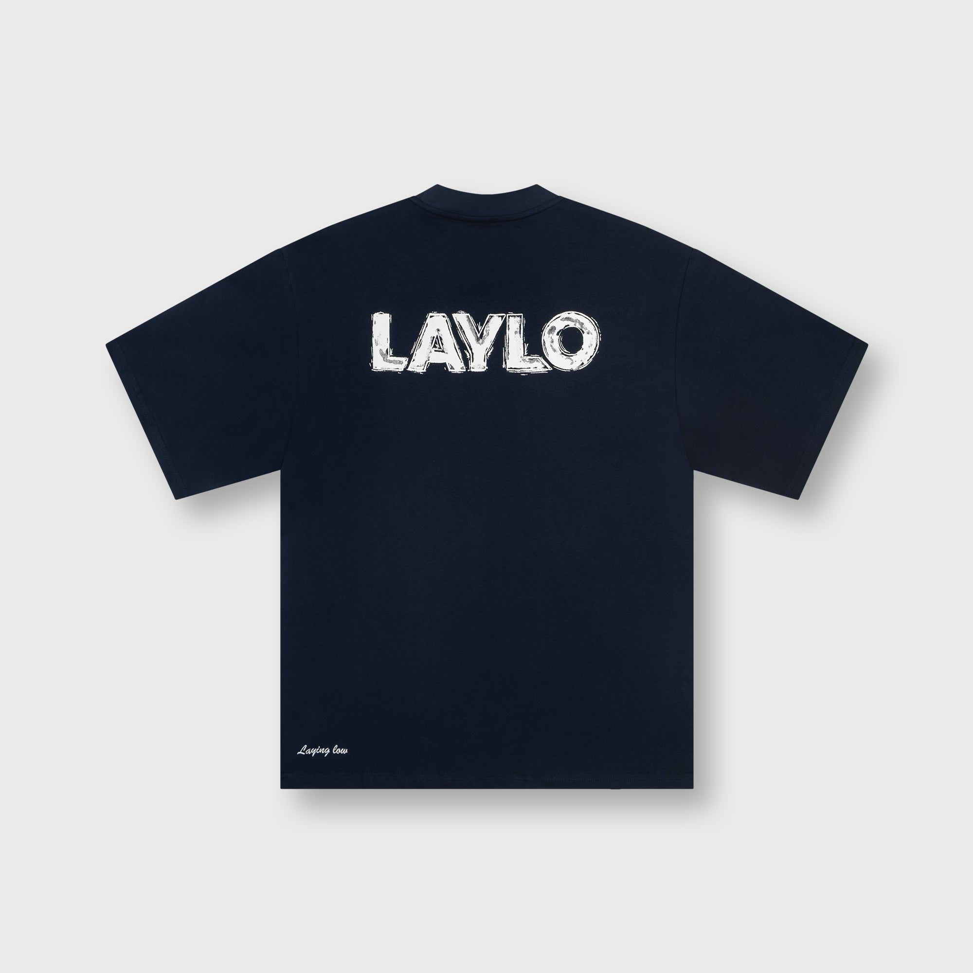 PAINTERS TEE - NAVY/WHITE