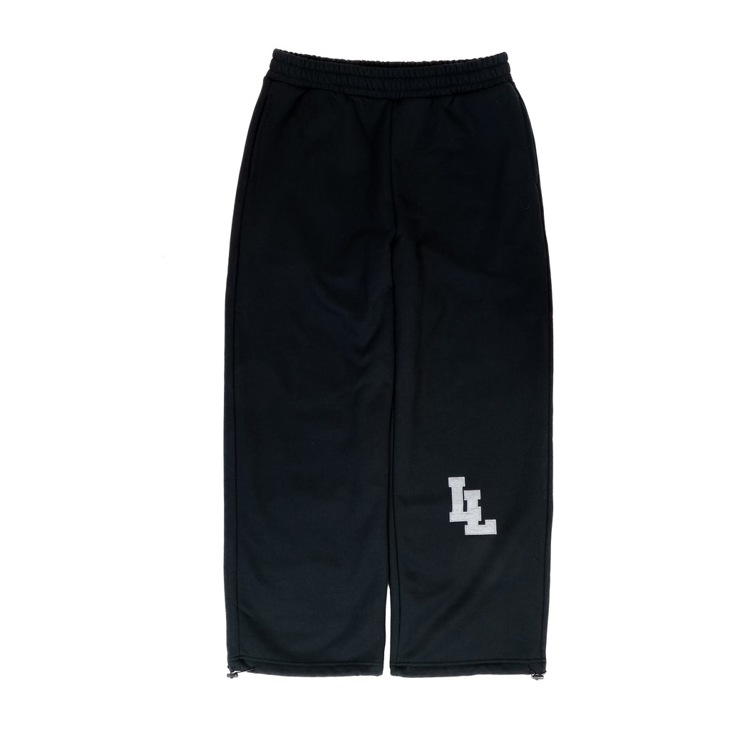 BLACK LOGO SWEATPANTS