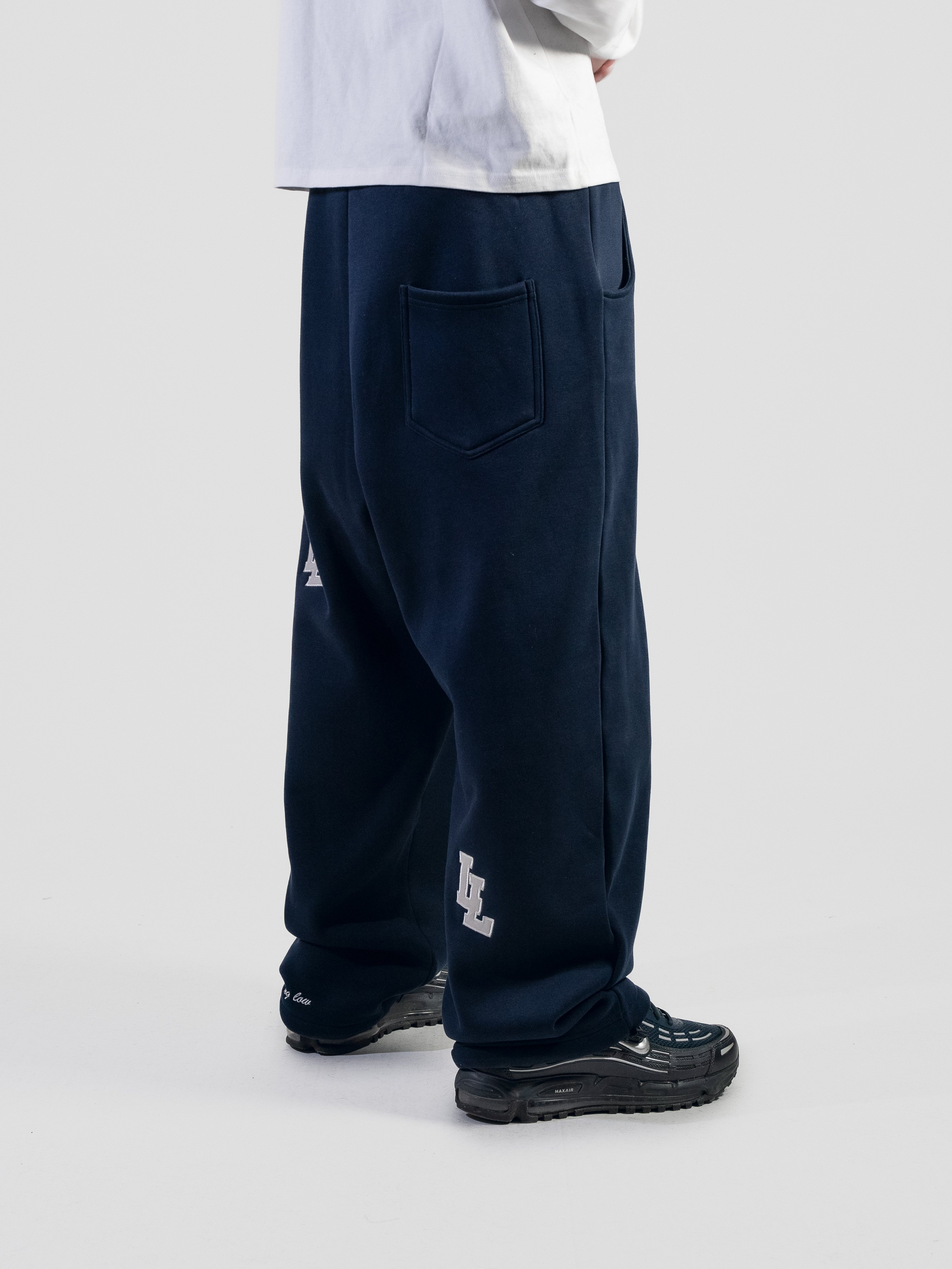 2L SWEATPANTS - NAVY/GREY