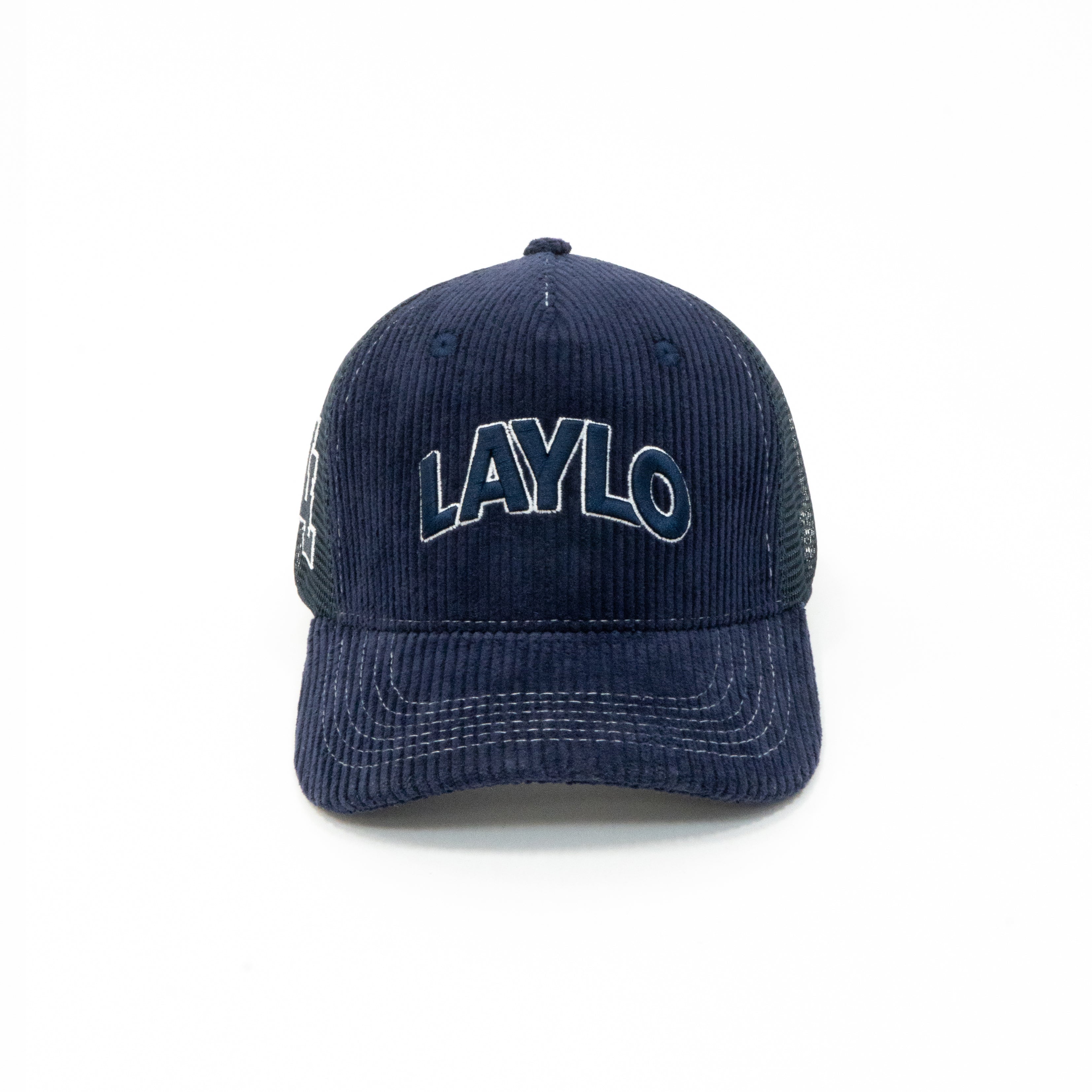 NAVY CORDUROY CAP