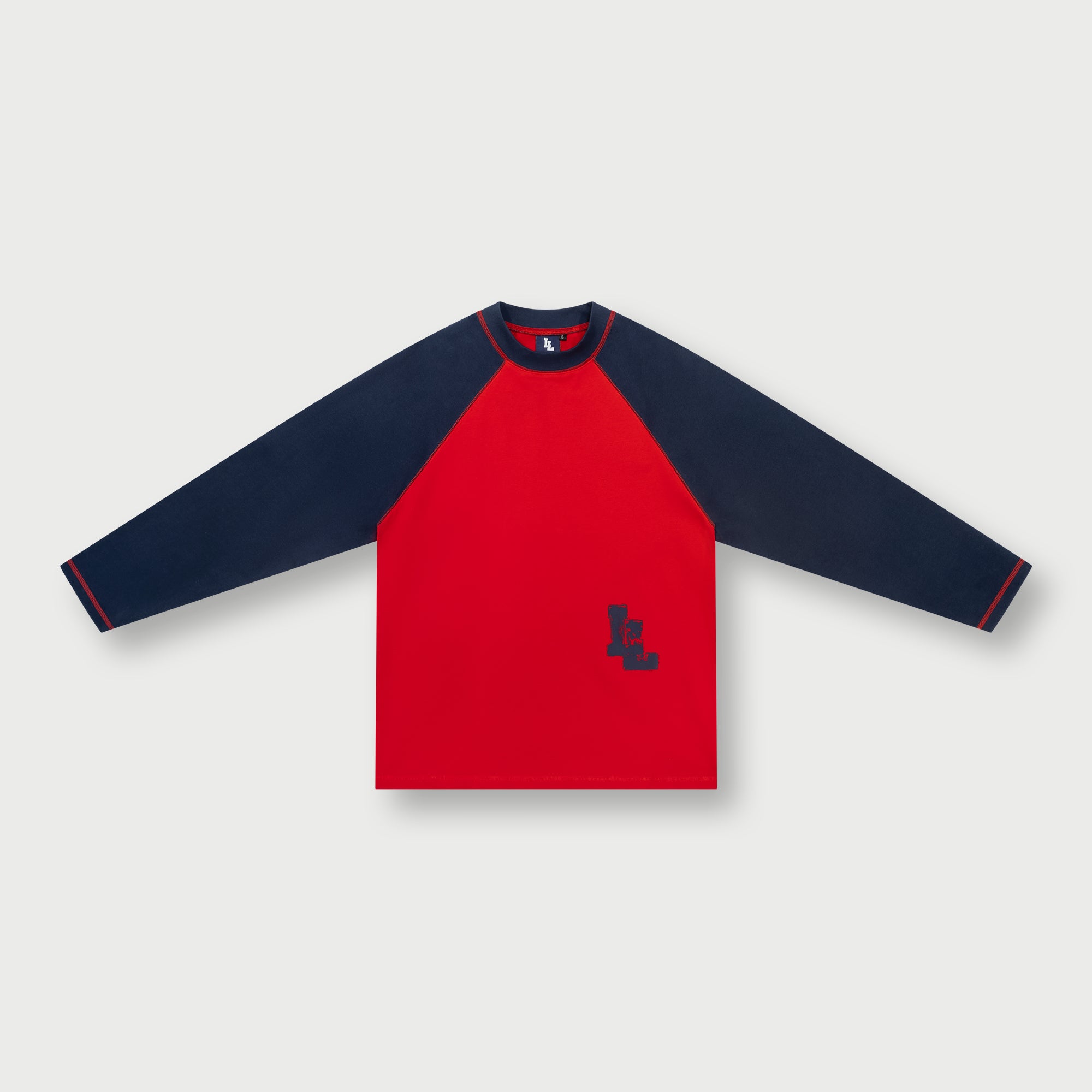 PAINTERS LONGSLEEVE - RED/NAVY