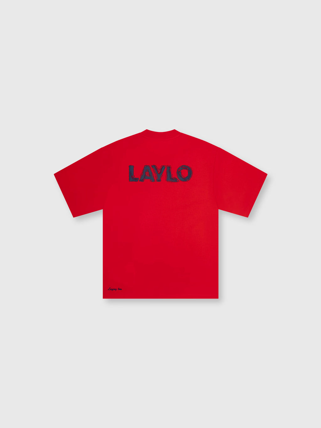 PAINTERS TEE - RED/NAVY