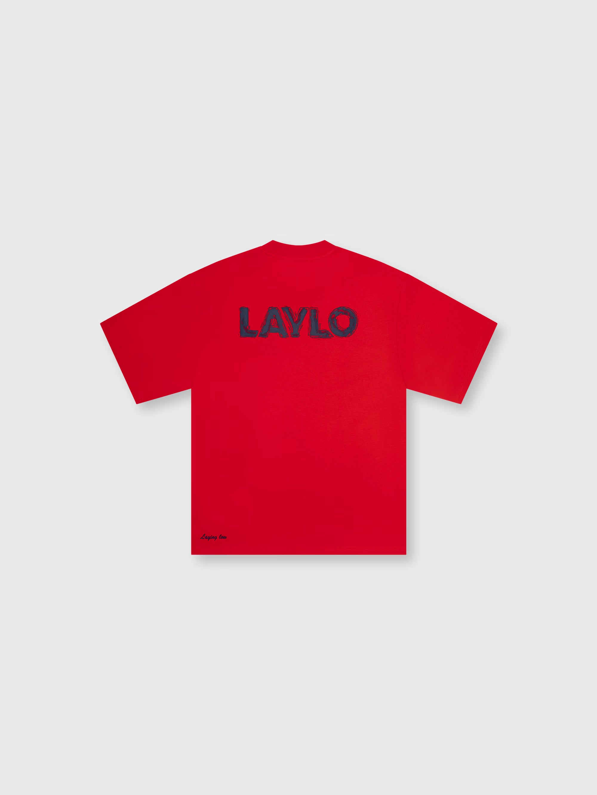 PAINTERS TEE - RED/NAVY