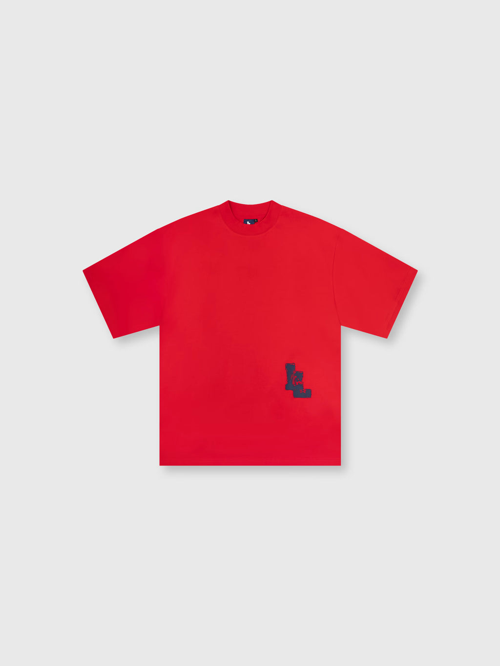 PAINTERS TEE - RED/NAVY