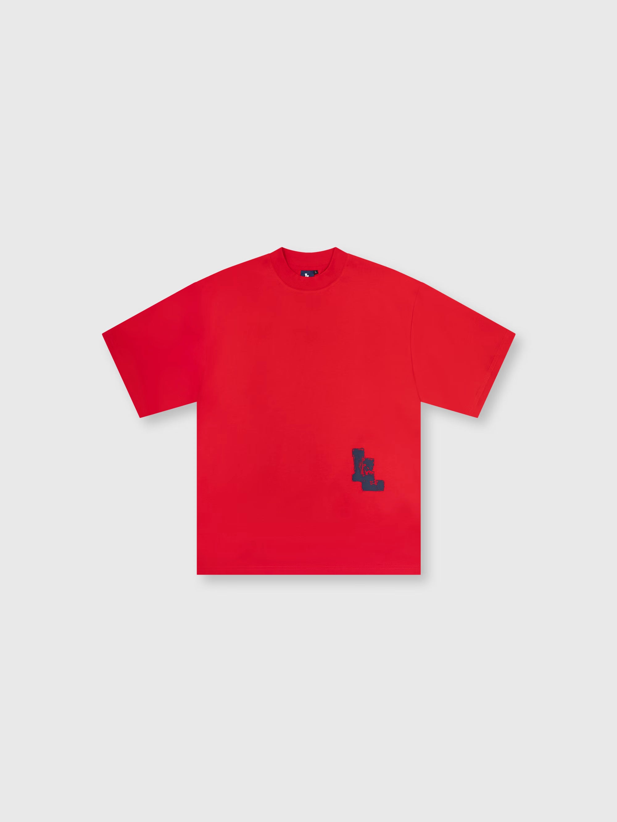 PAINTERS TEE - RED/NAVY