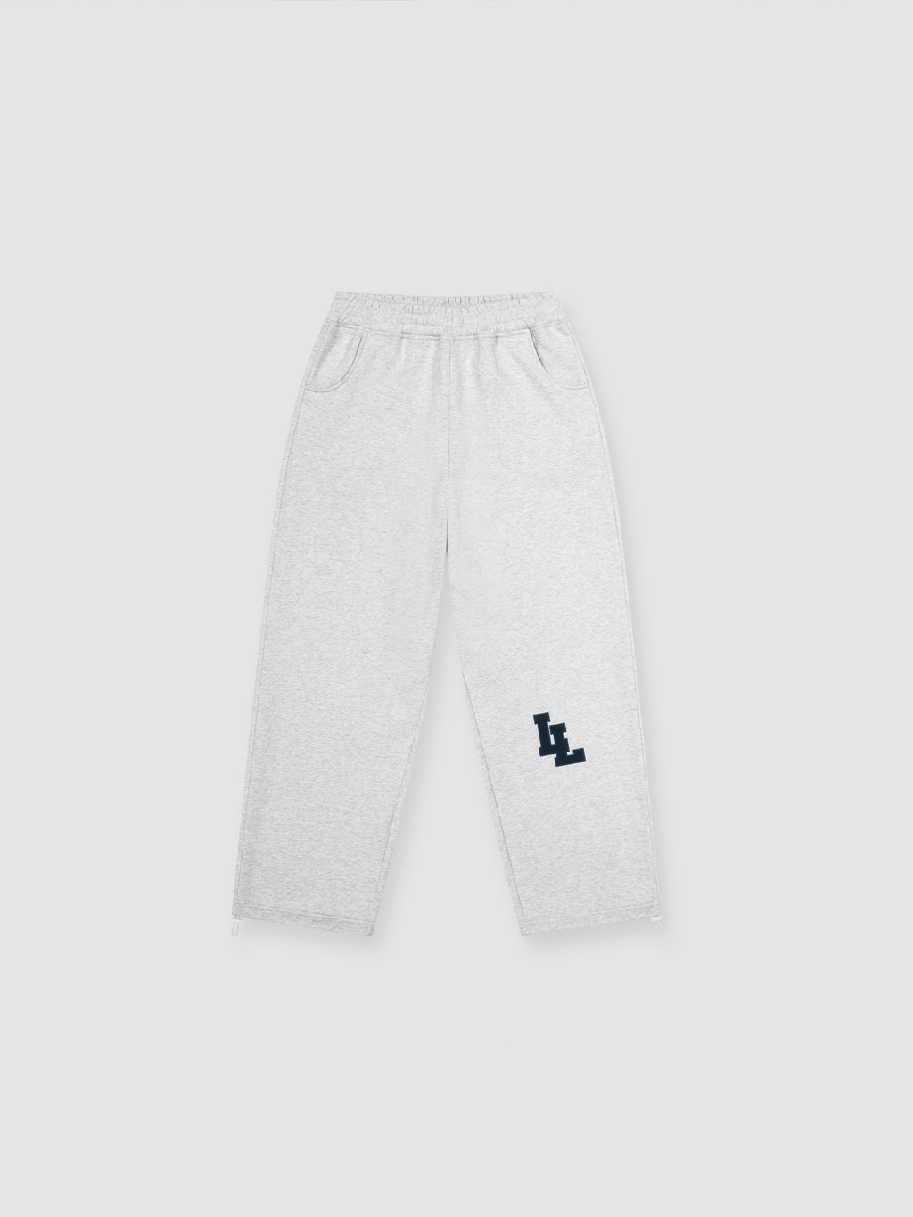 SIGNATURE SWEATPANTS - LIGHT GREY/NAVY