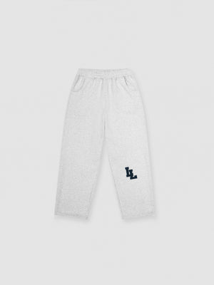 SIGNATURE SWEATPANTS - LIGHT GREY/NAVY